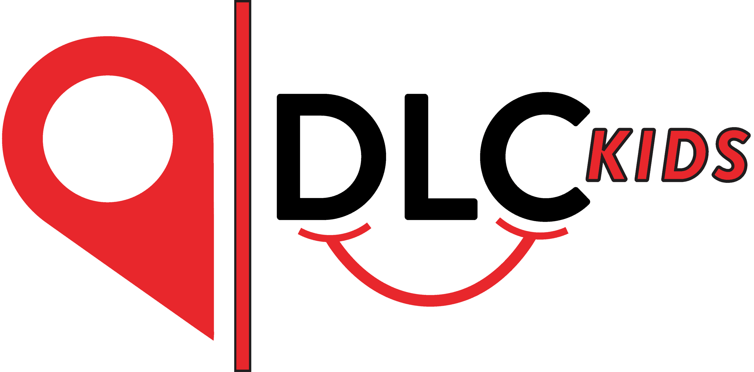 DLC Kids Logo - Black and Red